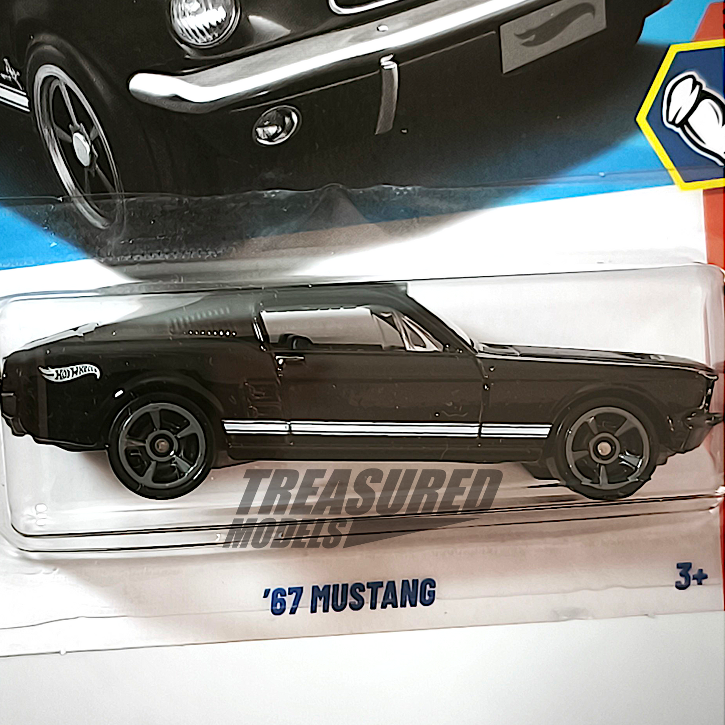 Hot Wheels Ford 67 Mustang Black 2025 Main Line Muscle Mania 1/64 Diecast