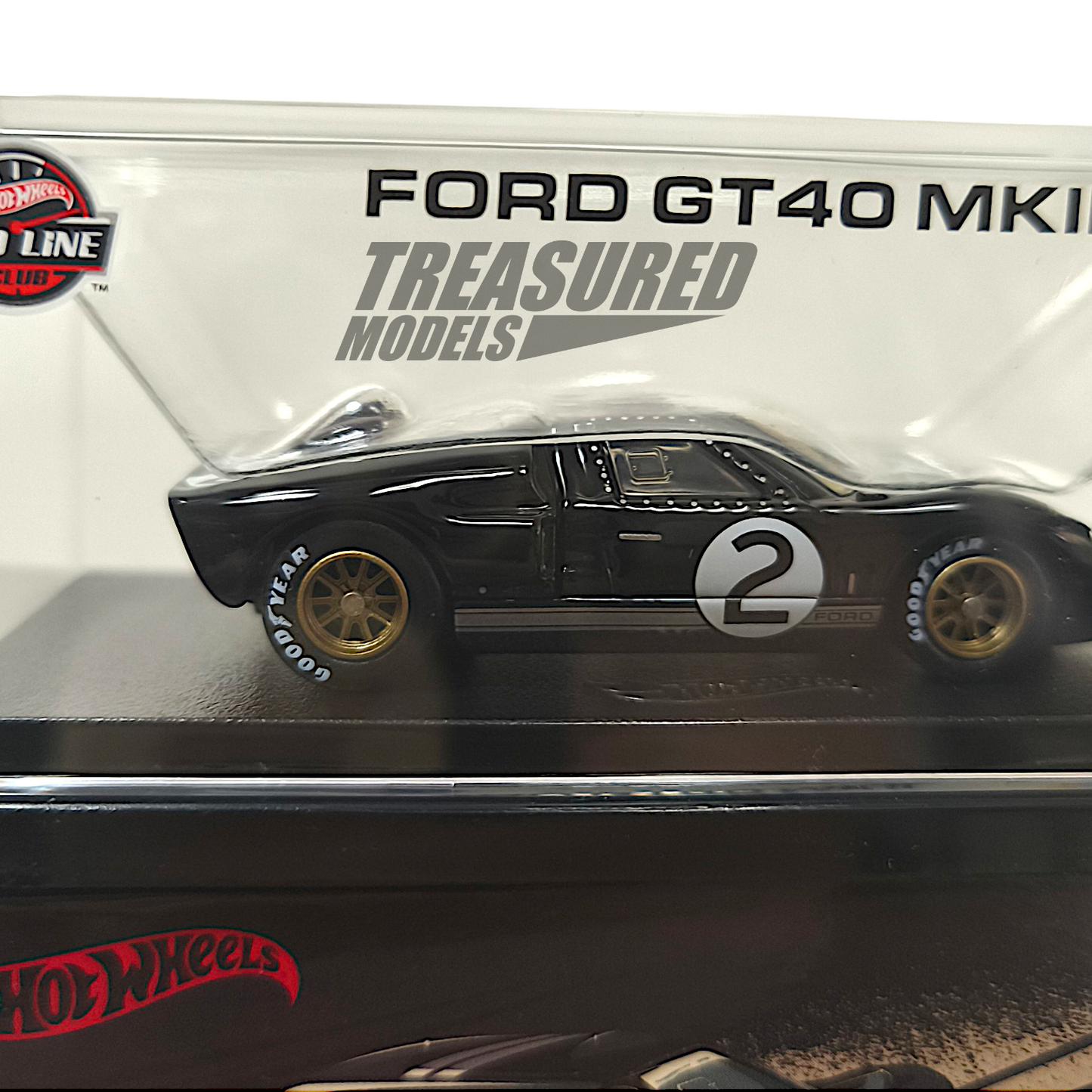 Hot Wheels Ford GT40 Mk II Spectraflame True Black 2025 RLC Exclusive 1/64 Diecast