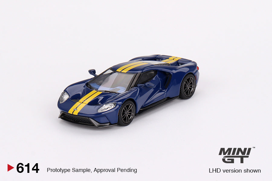 Mini GT Ford GT Sunoco Blue MGT00614 1/64 Die Cast