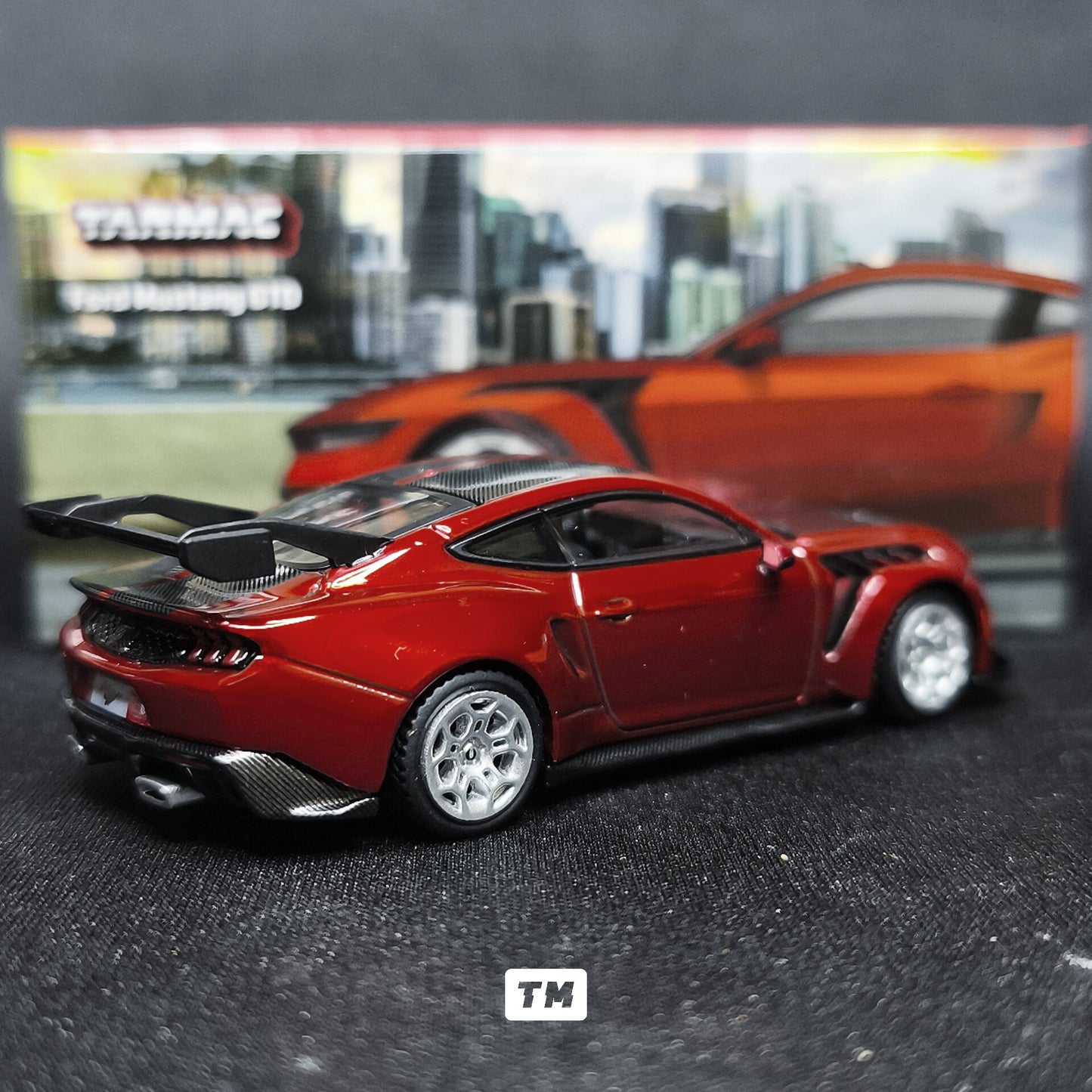 CHASE! Tarmac Works Ford Mustang GTD Red Chrome T64G-086-RE 1/64 Diecast