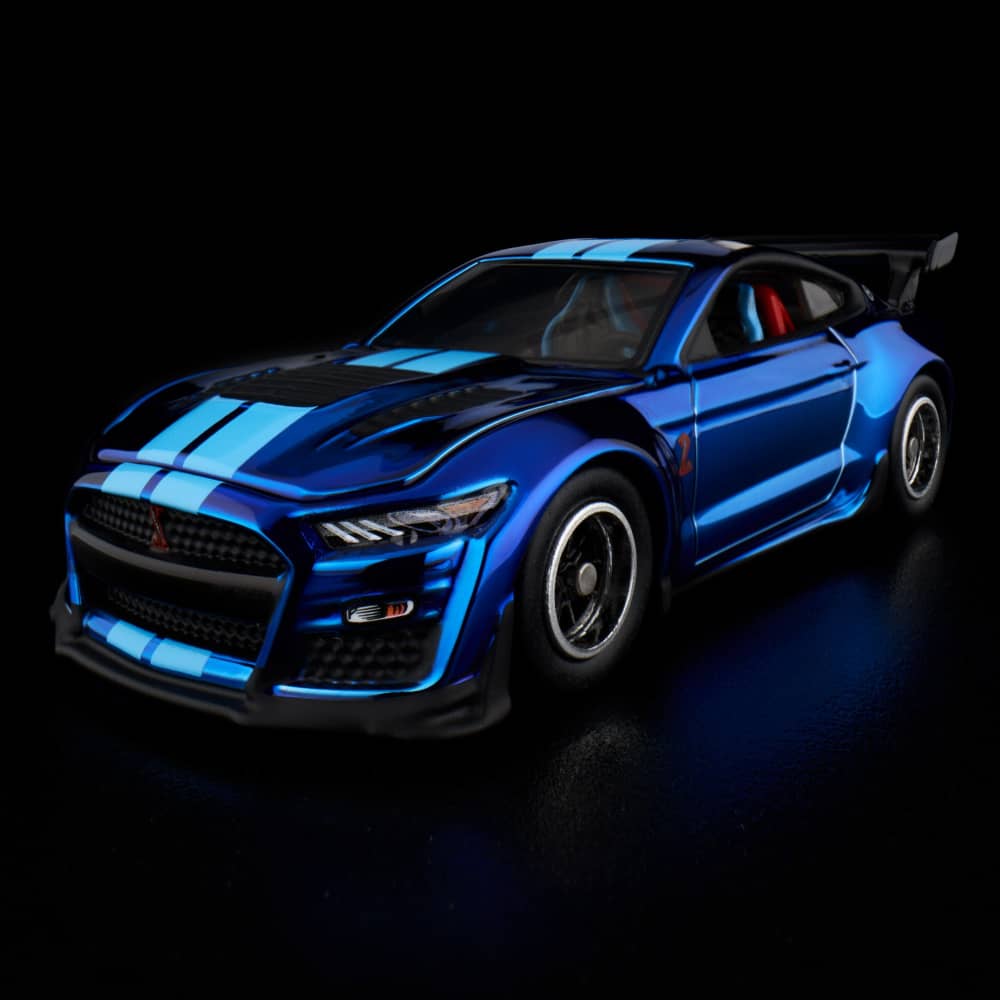 HOT WHEELS Ford Mustang Shelby GT500 Code Red 2022 Spectraflame Indigo Blue RLC 1/64 Diecast