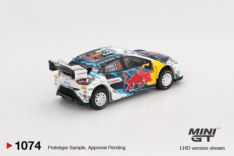 *Pre-Order* Mini GT Ford Puma Rally1 #16 M-Sport Ford WRT 2024 Rally Finland 3rd Place MGT01074 1/64 Die Cast