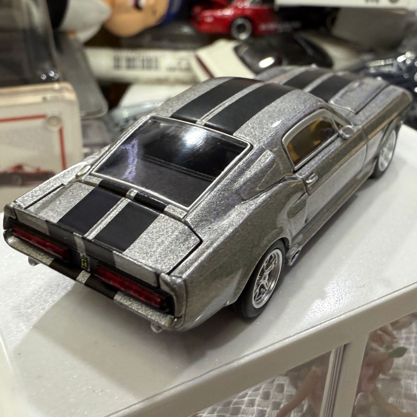 Pop Race Ford Shelby Mustang GT500 Black PR64-195 1/64 Die Cast