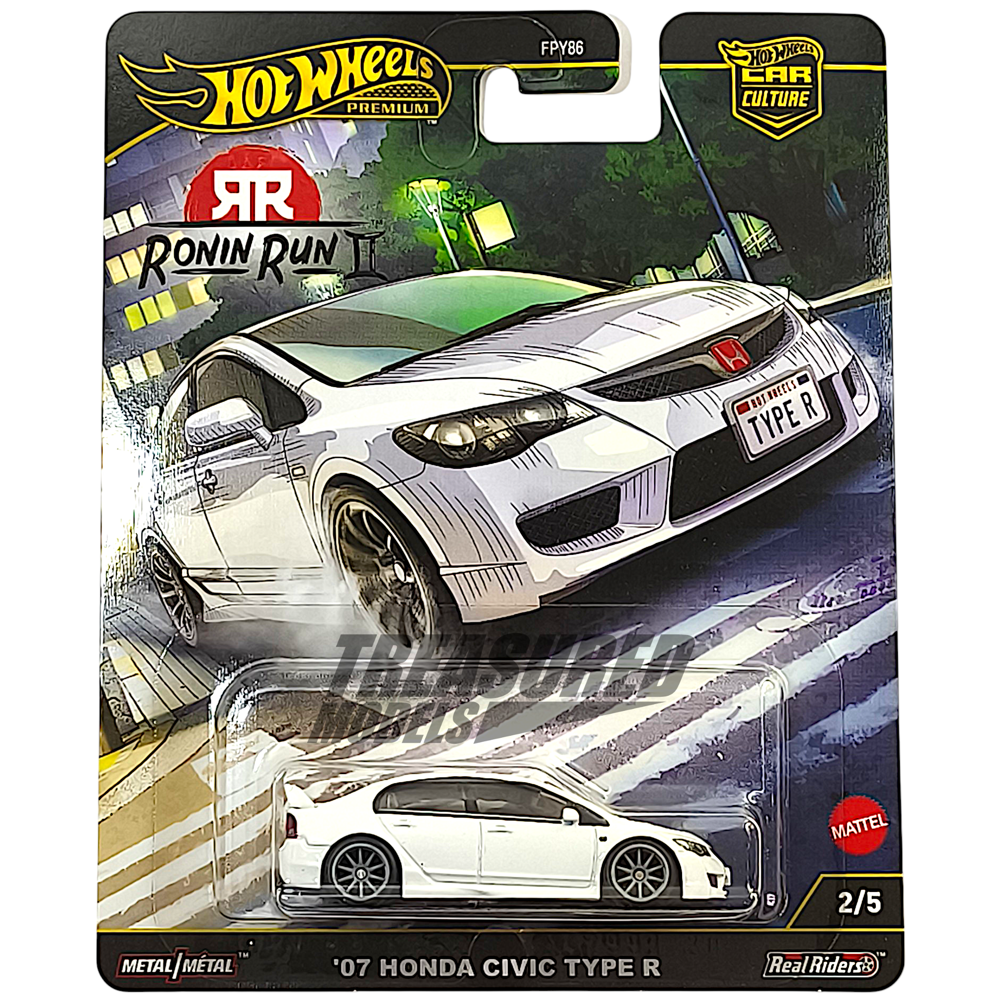 Hot Wheels Honda 07 Civic Type R FD2 Championship White 2025