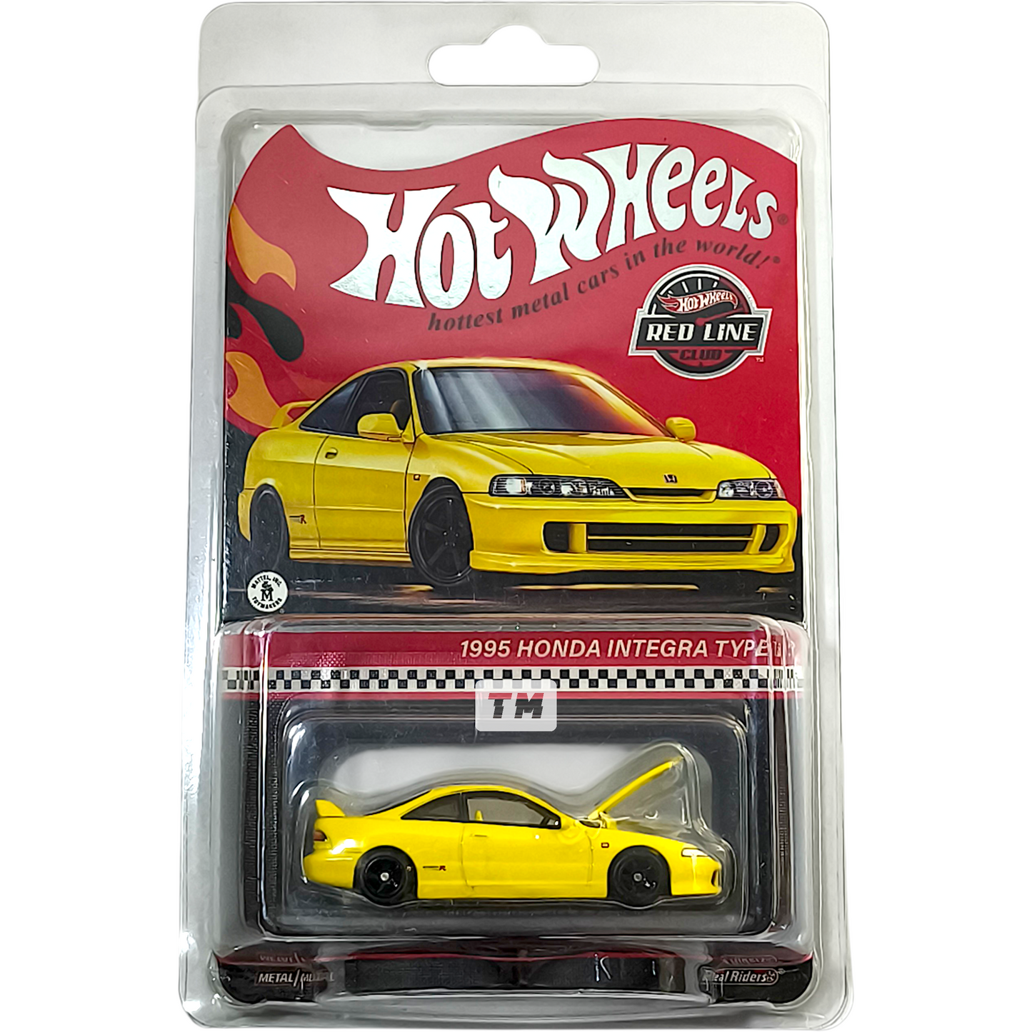 Hot Wheels Honda 1995 Integra Type R Phoenix Yellow 2024 RLC 1/64 Diecast