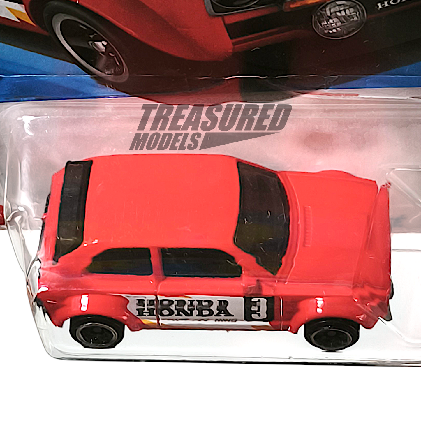 Hot Wheels Honda 73 Civic Custom Red 2025 Main Line Then and Now 1/64 Diecast