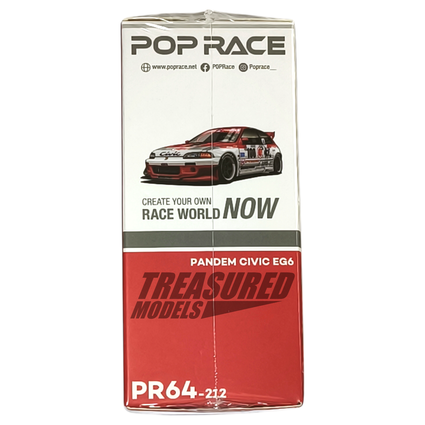 Pop Race Honda Civic EG6 Pandem Idemitsu Motion Infinite PR64-212 1/64 Die Cast