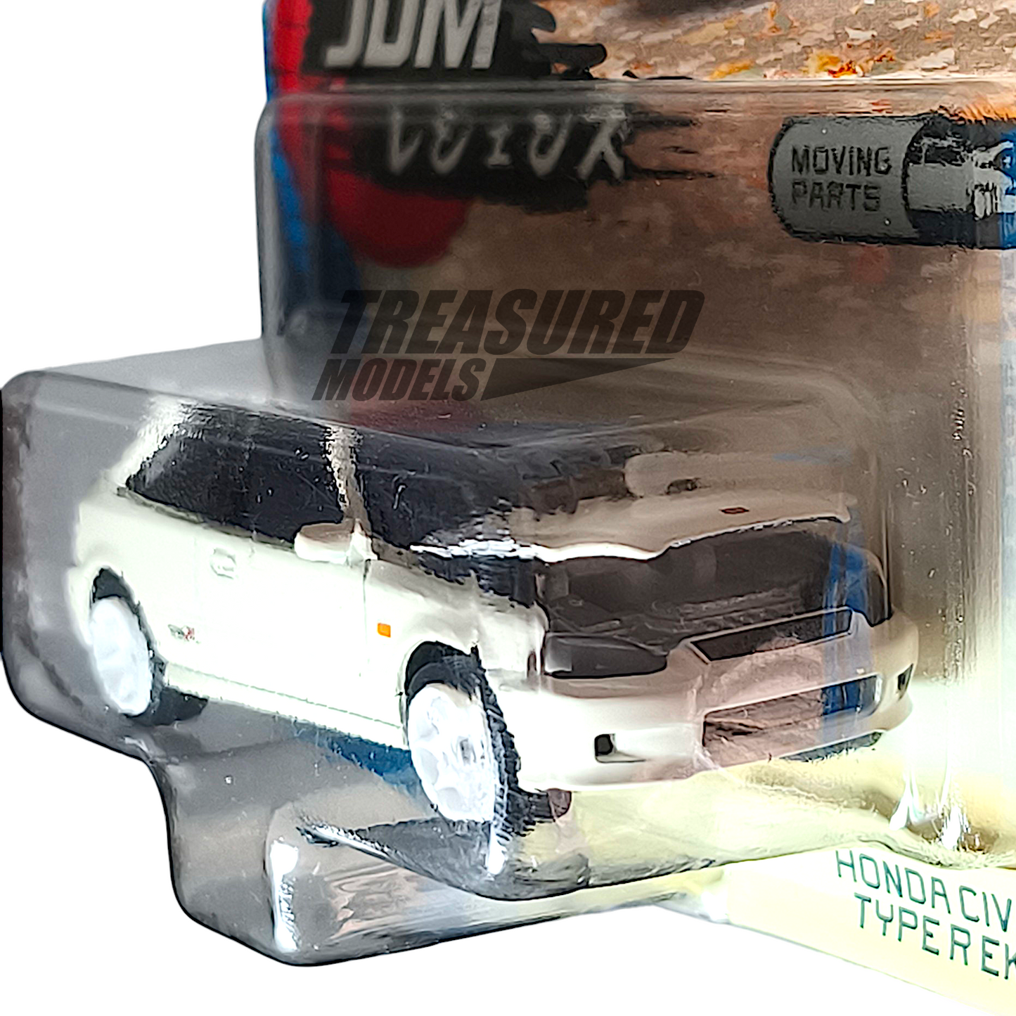 Majorette Honda Civic Type R EK9 Chase White JDM Legends 1/64 Diecast