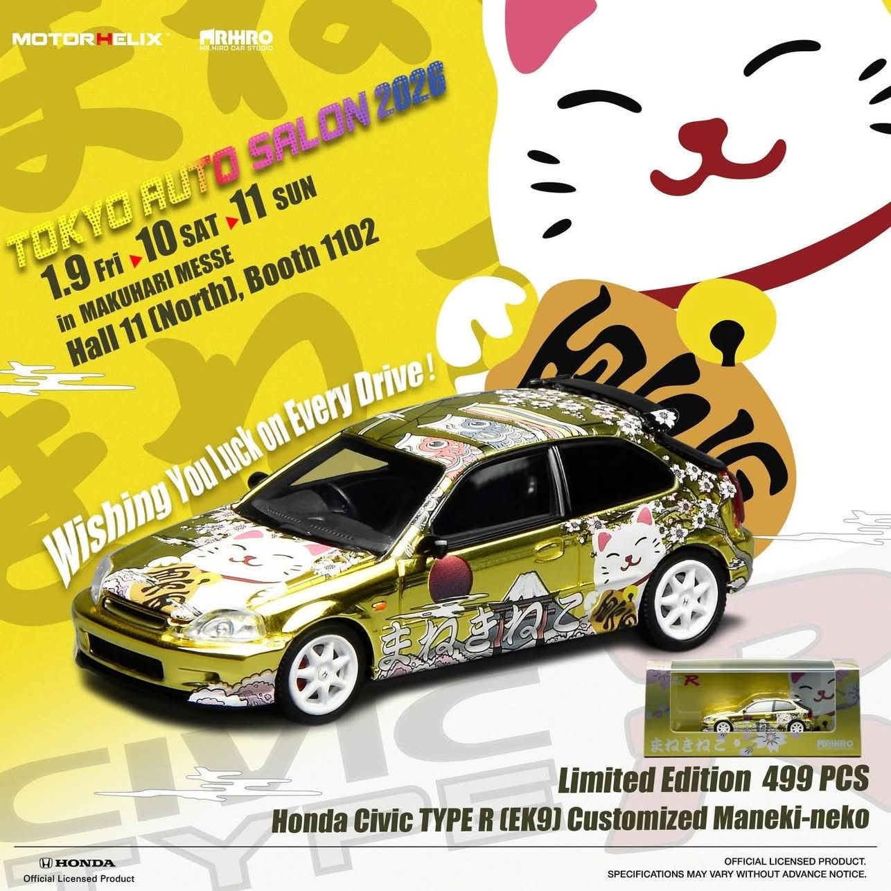 TAS2026] MotorHelix Honda Civic Type R EK9 Customized Maneki-neko