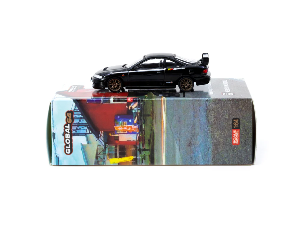 Tarmac Works Honda Integra Type R DC2 Mugen Starlight Black Pearl Members Only Model T64G-TL059-BK 1/64 Die Cast