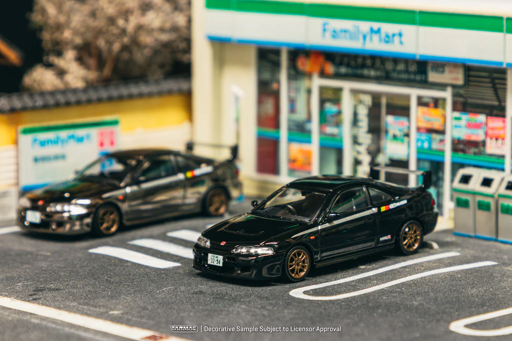 Tarmac Works Honda Integra Type R DC2 Mugen Starlight Black Pearl Members Only Model T64G-TL059-BK 1/64 Die Cast