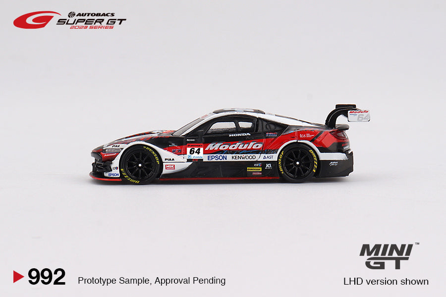 Mini GT Honda NSX-GT Type S GT500 #64 Modulo NSX-GT Modulo Nakajima Racing 2023 SUPER GT Series MGT00992 1/64 Die Cast
