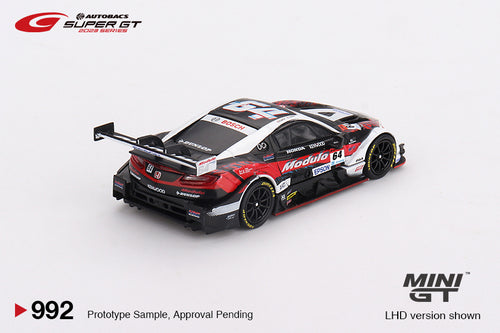 Mini GT Honda NSX-GT Type S GT500 #64 Modulo NSX-GT Modulo Nakajima Racing 2023 SUPER GT Series MGT00992 1/64 Die Cast