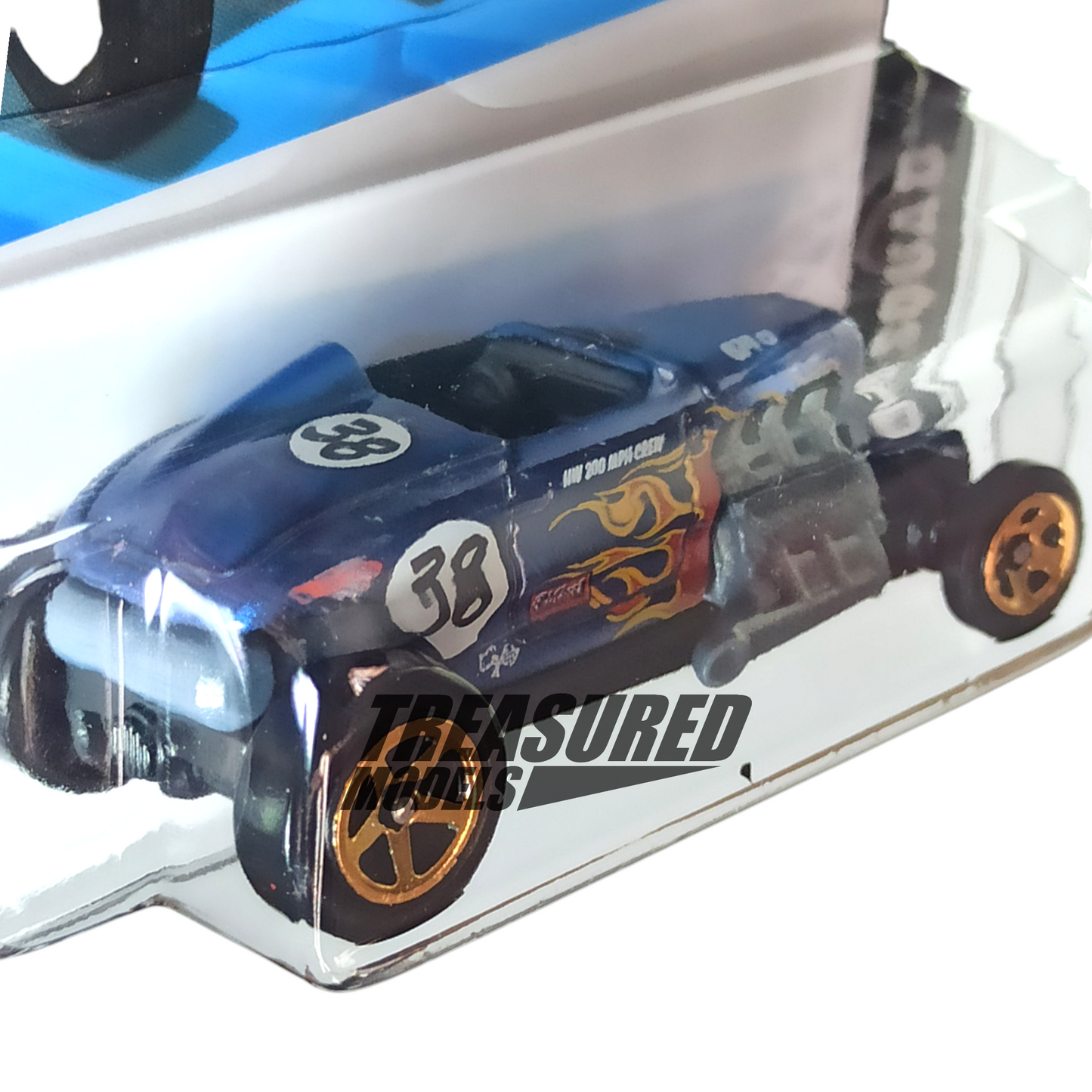 Hot Wheels Max Steel Metalflake Blue 2025 Main Line Rod Squad 1/64 Die Cast