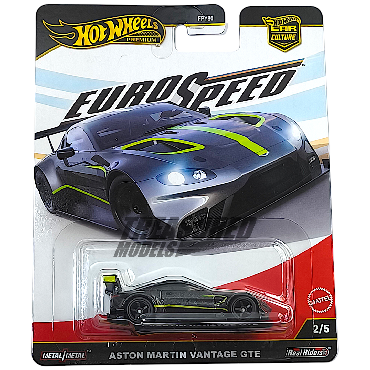 Hot Wheels Aston Martin Vantage GTE Phantom Gray 2025 Premium Car Culture Euro Speed 1/64 Diecast