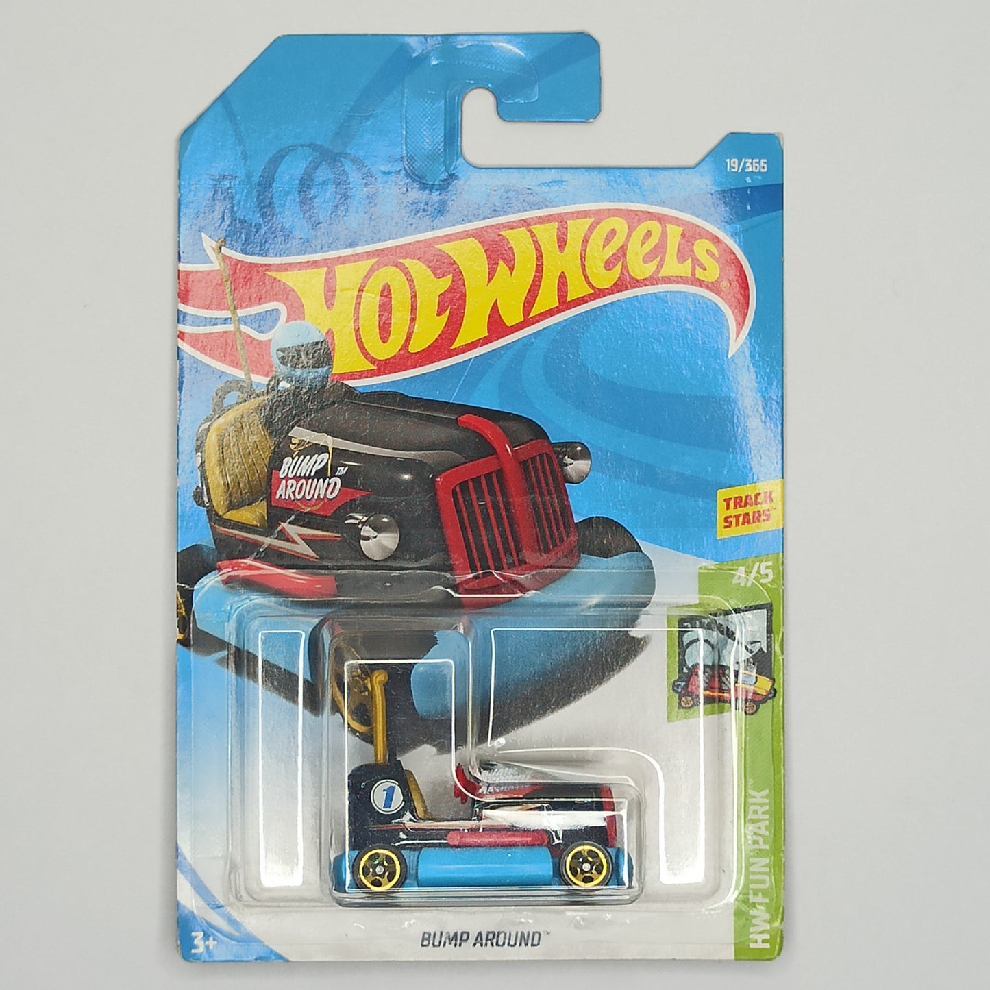 Hot Wheels Bump Around Black 2018 HW Fun Park 1/64 Diecast