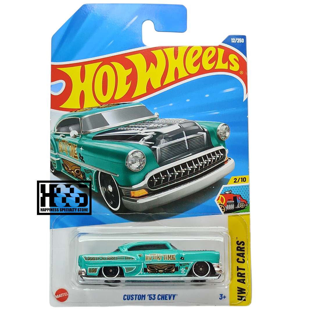 Hot Wheels Chevrolet Custom 53 Chevy Teal 2025 HW Art Cars 1/64 Diecast