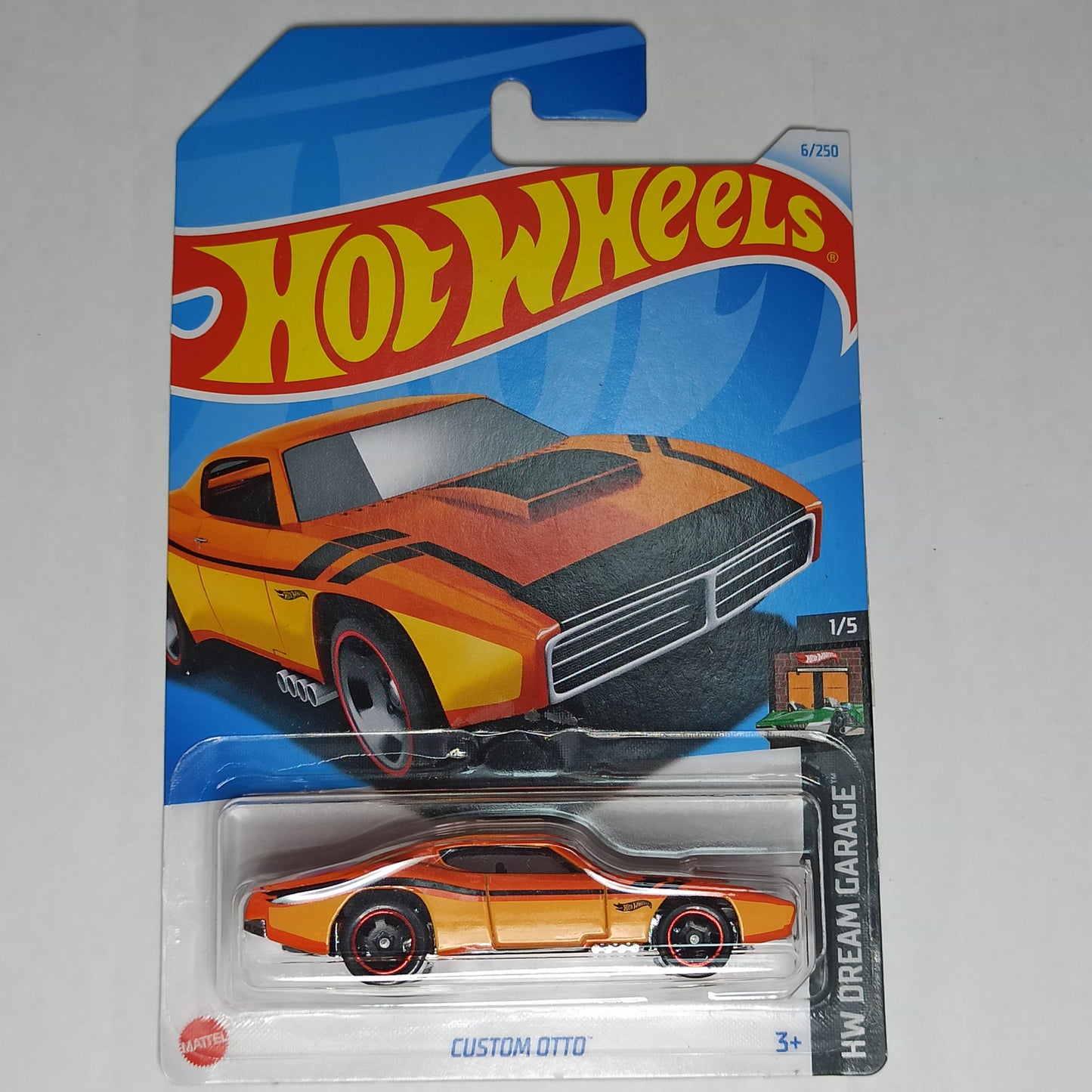 Hot Wheels Custom Otto Orange 2023 HW Dream Garage 1/64 Diecast