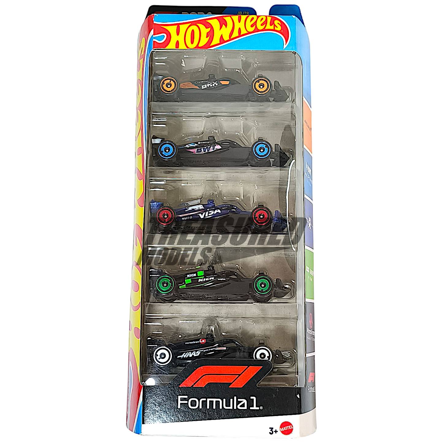 Hot Wheels Formula 1 5 Set Pack 1/64 Die Cast