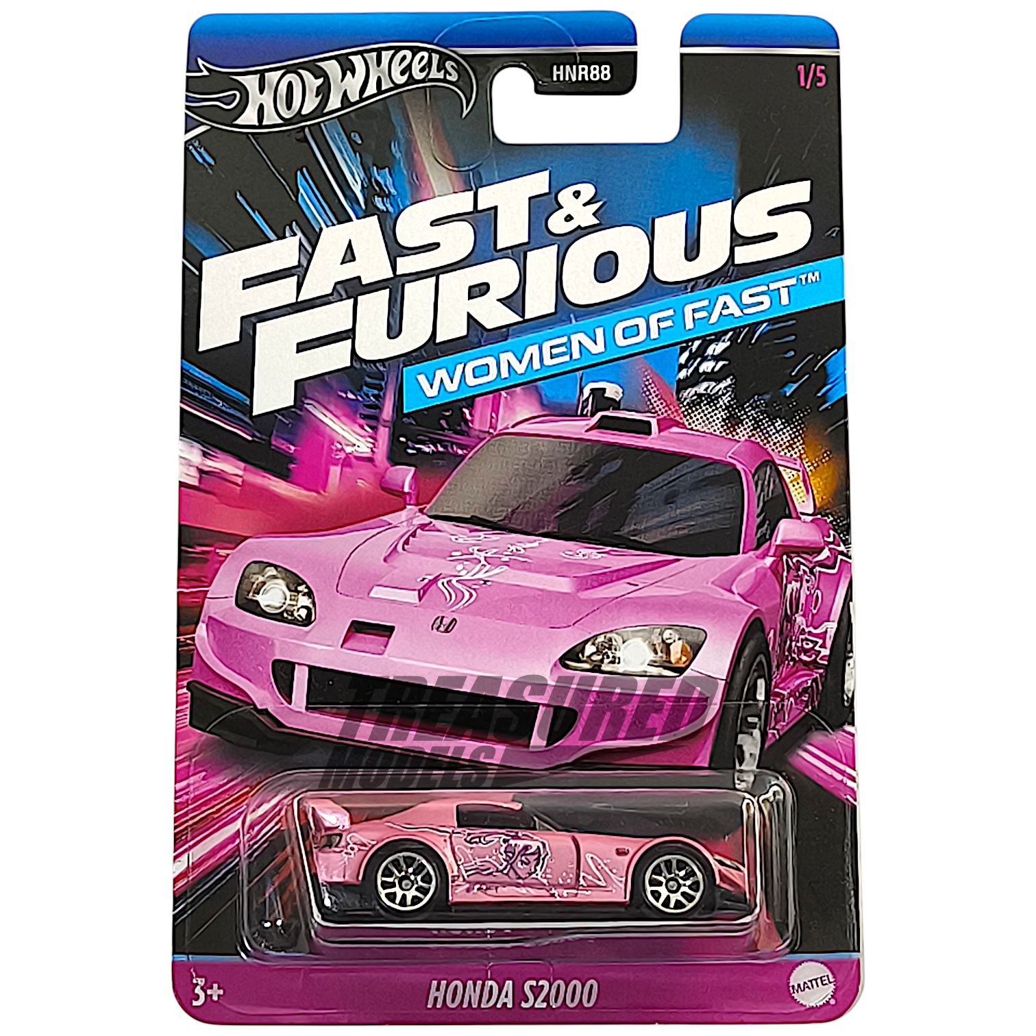 Hot Wheels Honda S2000 Pink 2024 Silver Series Fast & Furious