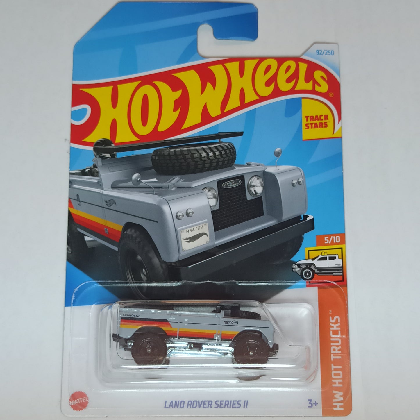 Hot Wheels Land Rover Series II Light Gray 2024 HW Hot Trucks