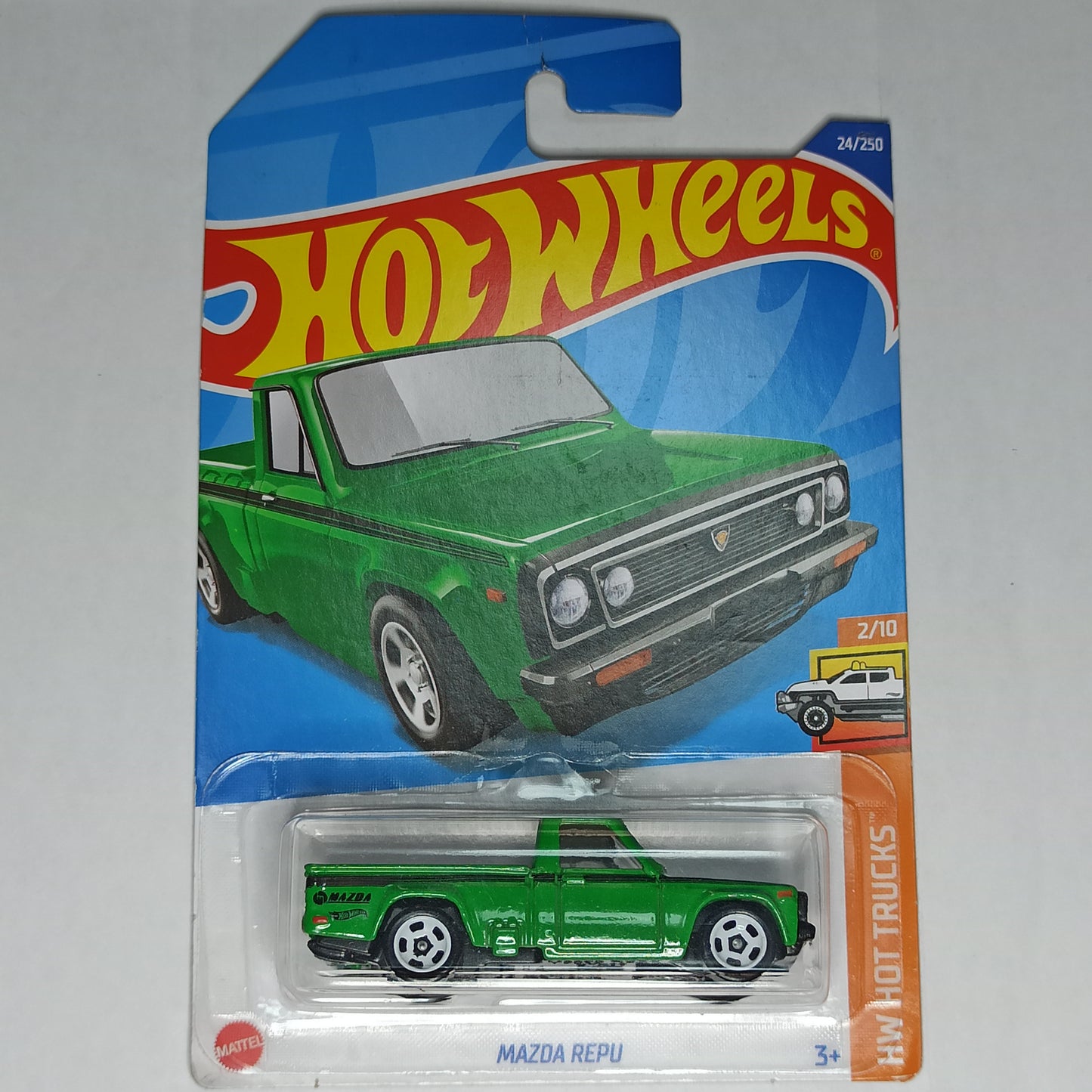 Hot Wheels Mazda Repu Green 2022 HW Hot Trucks 1/64 Diecast