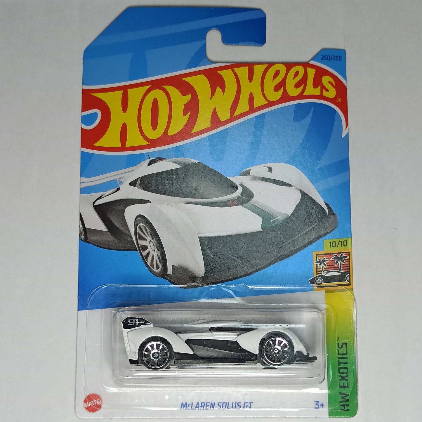 Hot Wheels McLaren Solus GT White 2023 HW Exotics 1/64 Diecast