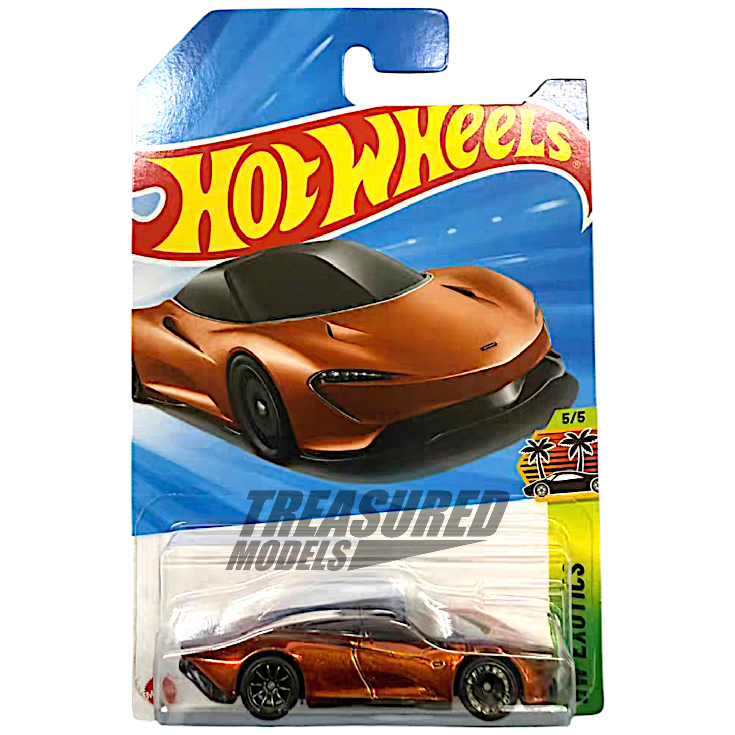 Hot Wheels McLaren Speedtail 2025 Super Treasure Hunt Main Line HW Exotics 1/64 Die Cast