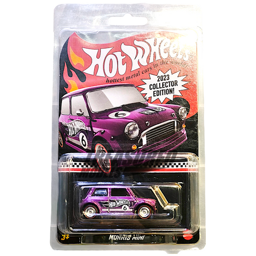 Hot Wheels Mini Cooper Morris Mini Spectraflame Pale Pink 2023 Premium Collector Edition 1/64 Die Cast