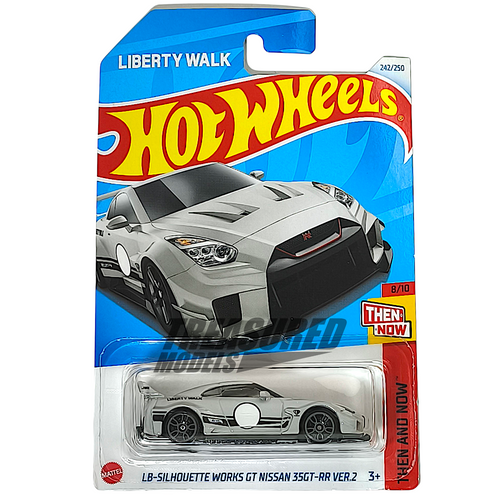 Hot Wheels Nissan LB-Silhouette Works GT 35GT-RR Ver2 Gray 2024 Then and Now 1/64 Die Cast