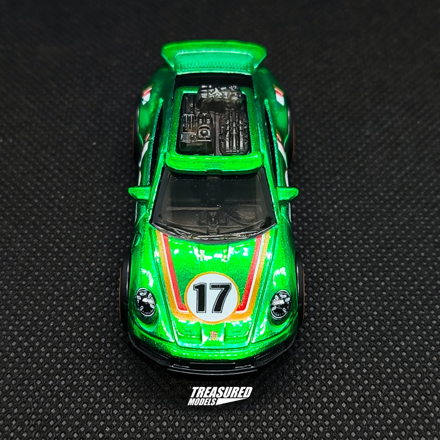 *Loose* Hot Wheels Super Treasure Hunt Porsche 911 Rallye Spectraflame Green 2025 Safari Mode 1/64 Die Cast