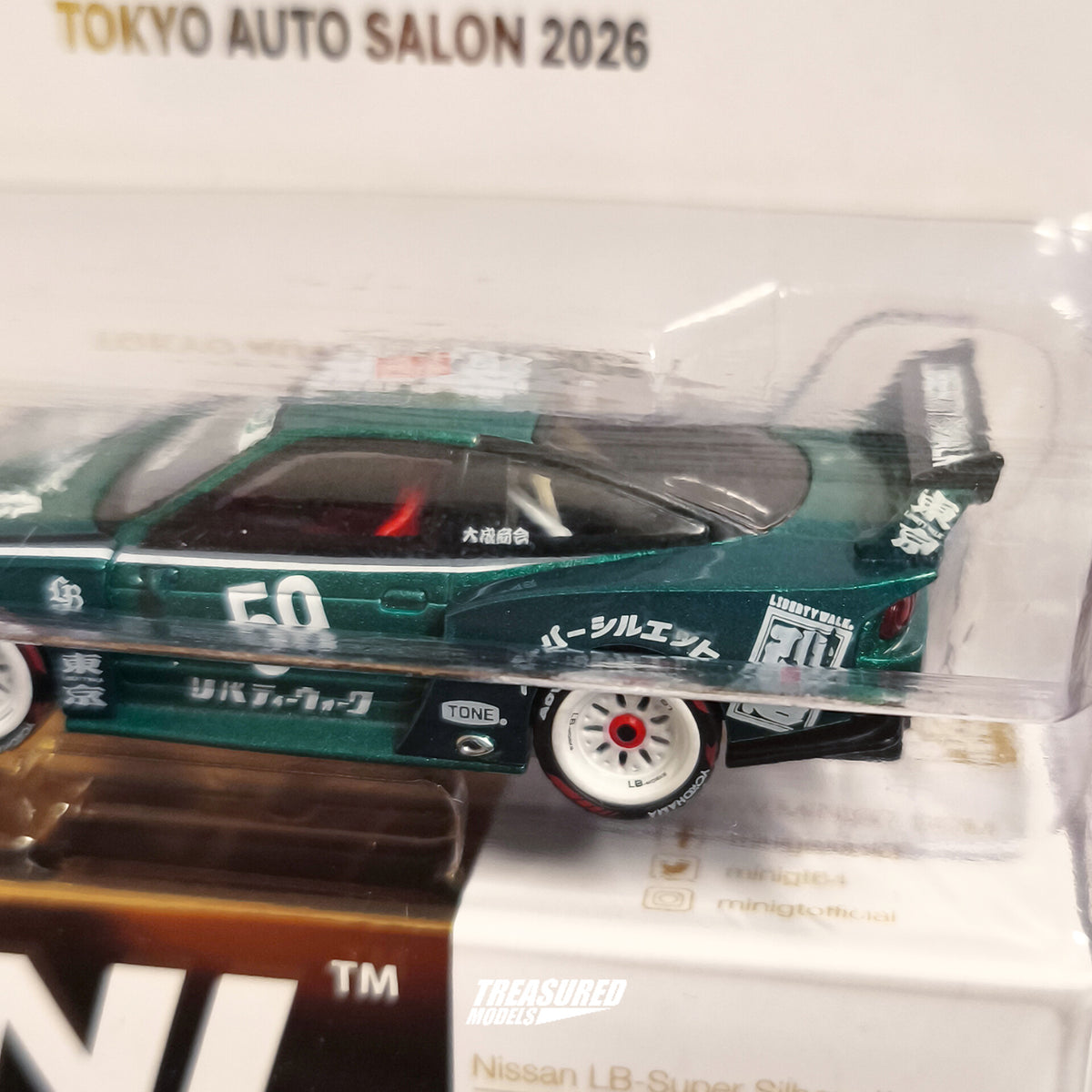 Mini GT Nissan LB-Super Silhouette 180 Green Metallic TAS 2026 MGT01163 1/64 Diecast