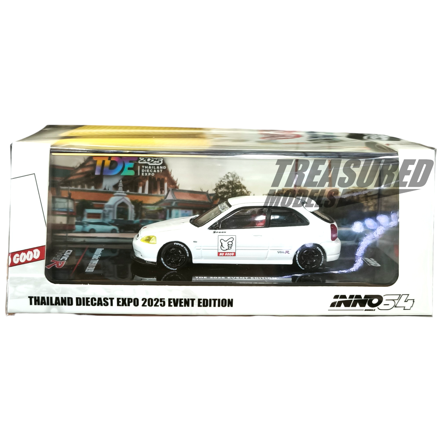 Inno64 Honda Civic Type R EK9 TDE2025 1/64 Die Cast – Treasured Models Inno64 Honda Civic Type R EK9 TDE2025 1/64 Die Cast – Treasured Models