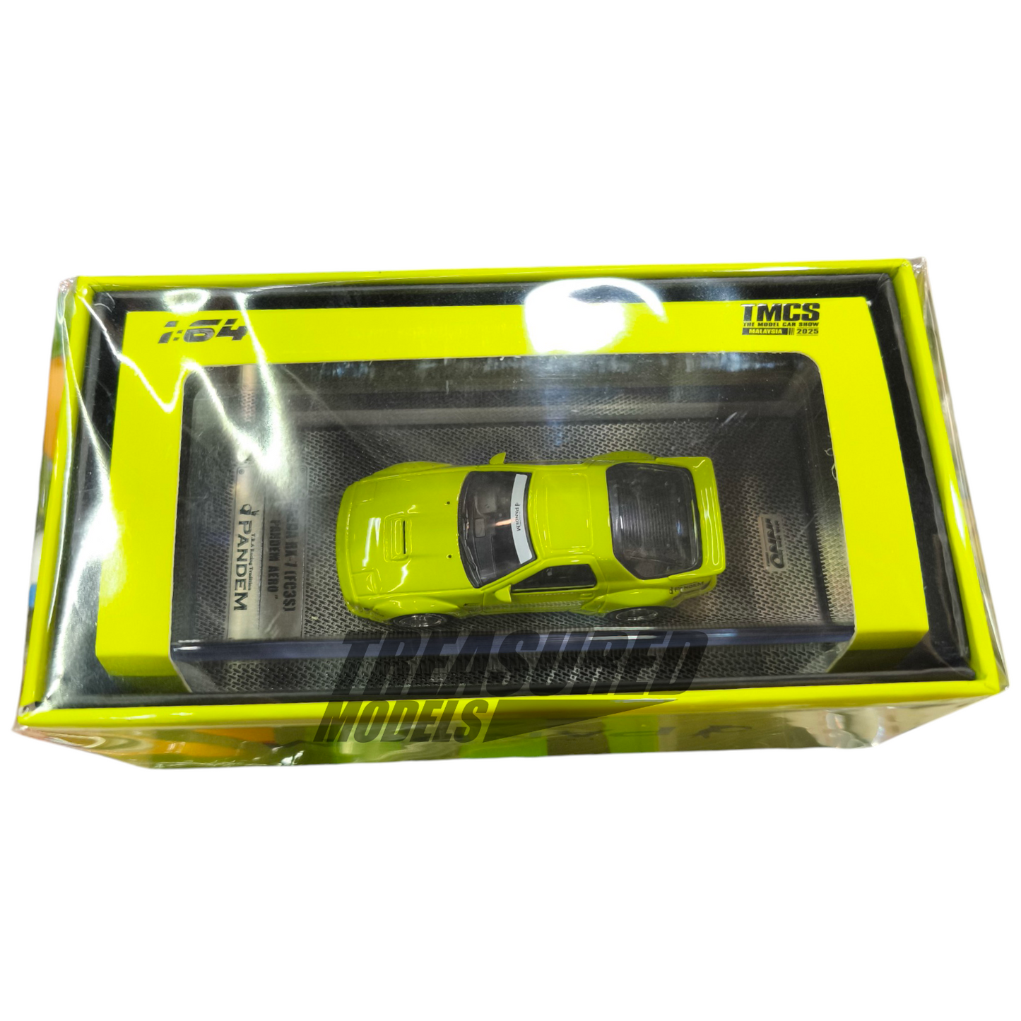 Inno64 Mazda RX-7 FC3S Pandem Yellow TMCS2025 1/64 Die Cast