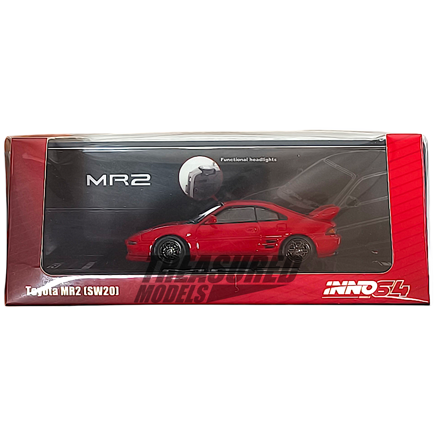 Inno64 Toyota MR2 SW20 Red IN64-MR2SW20-RED 1/64 Die Cast