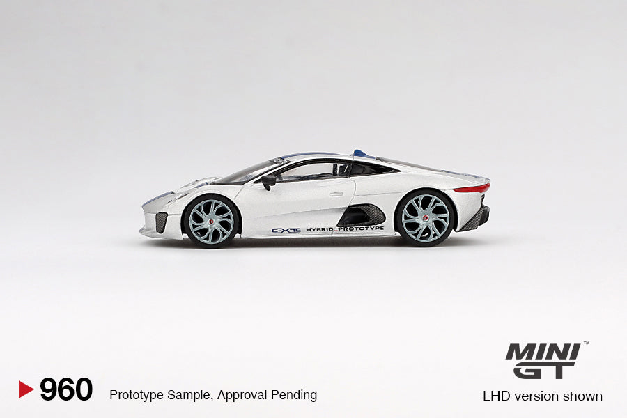 Mini GT Jaguar C-X75 Silver MGT00960 1/64 Die Cast