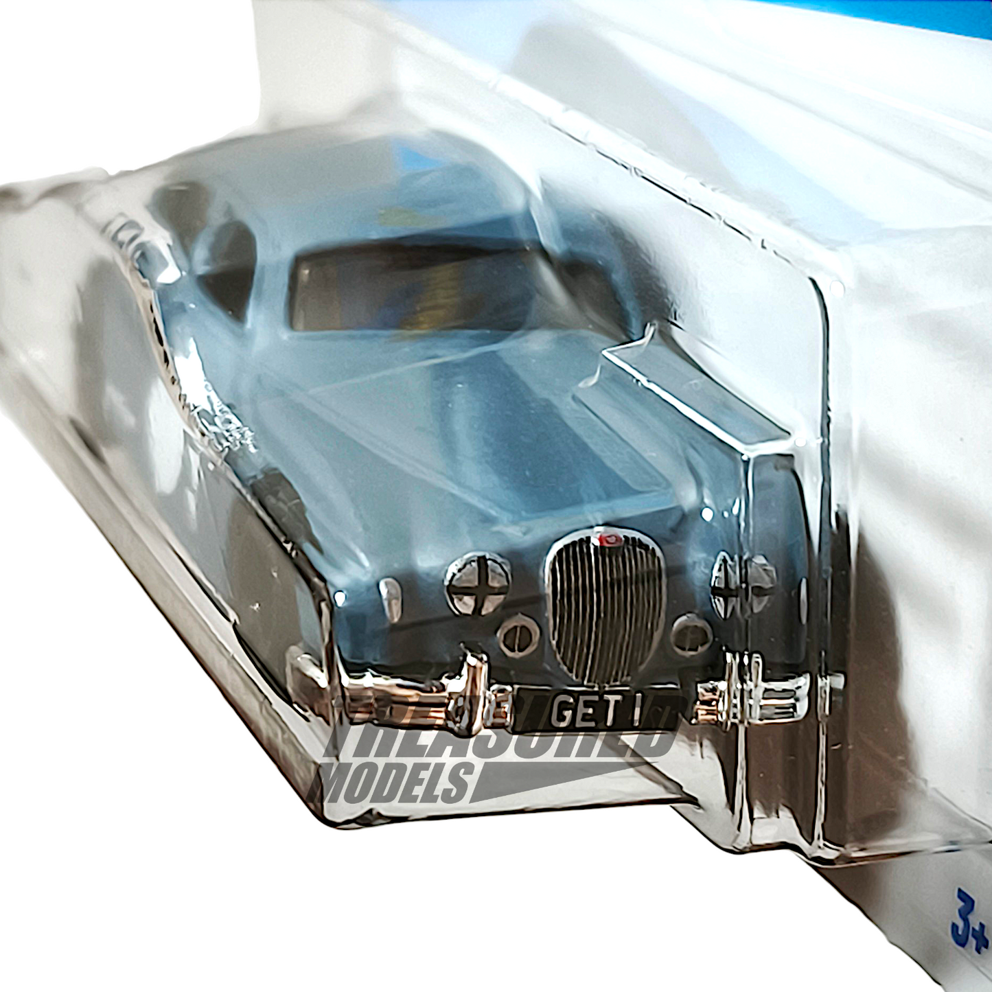 Hot Wheels Jaguar Mk1 Matte Blue Gray 2025 Main Line HW Race Day 1/64 Diecast