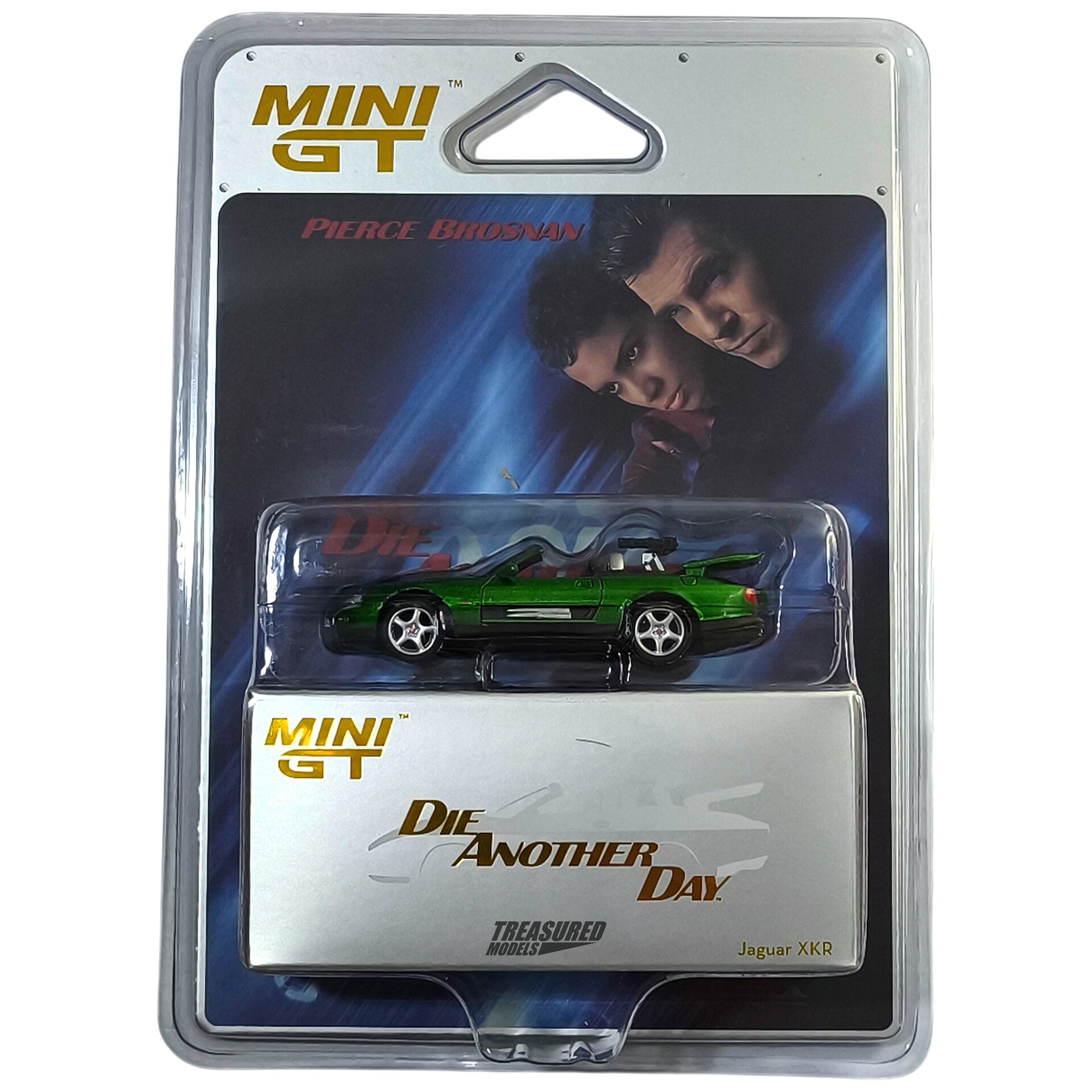 Mini GT Jaguar XKR 007 Die Another Day English Poster Blister