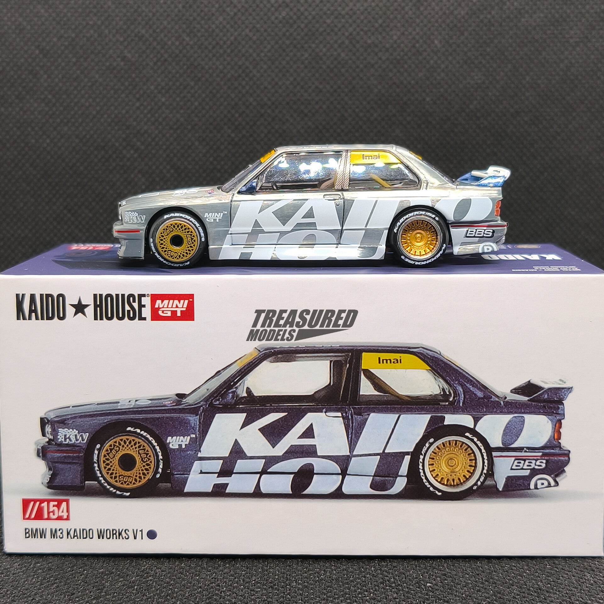 Kaido House BMW M3 E30 Kaido Works V1 Chase KHMG154 1/64 Diecast