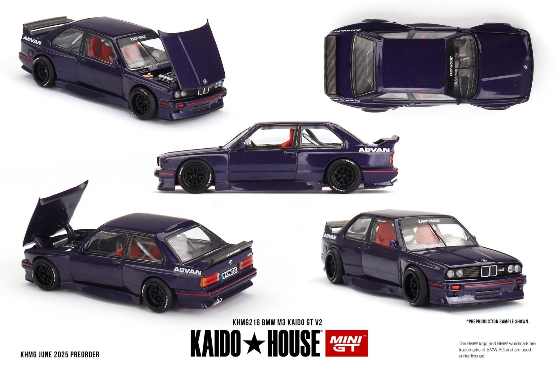 Kaido House BMW M3 Kaido GT V2 KHMG216 1/64 Die Cast – Treasured