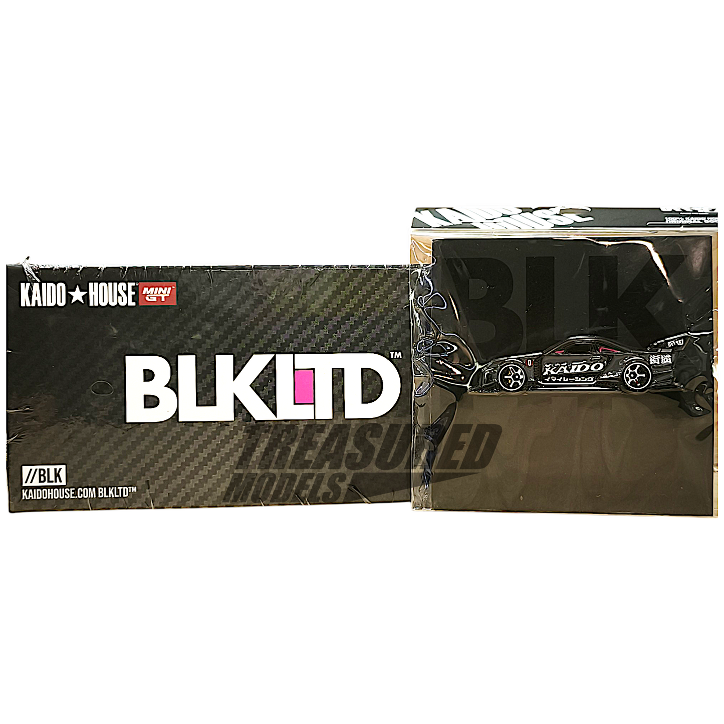 Kaido House Nissan Skyline GT-R R34 Kaido Works Black Limited KHMG105 1/64 Diecast