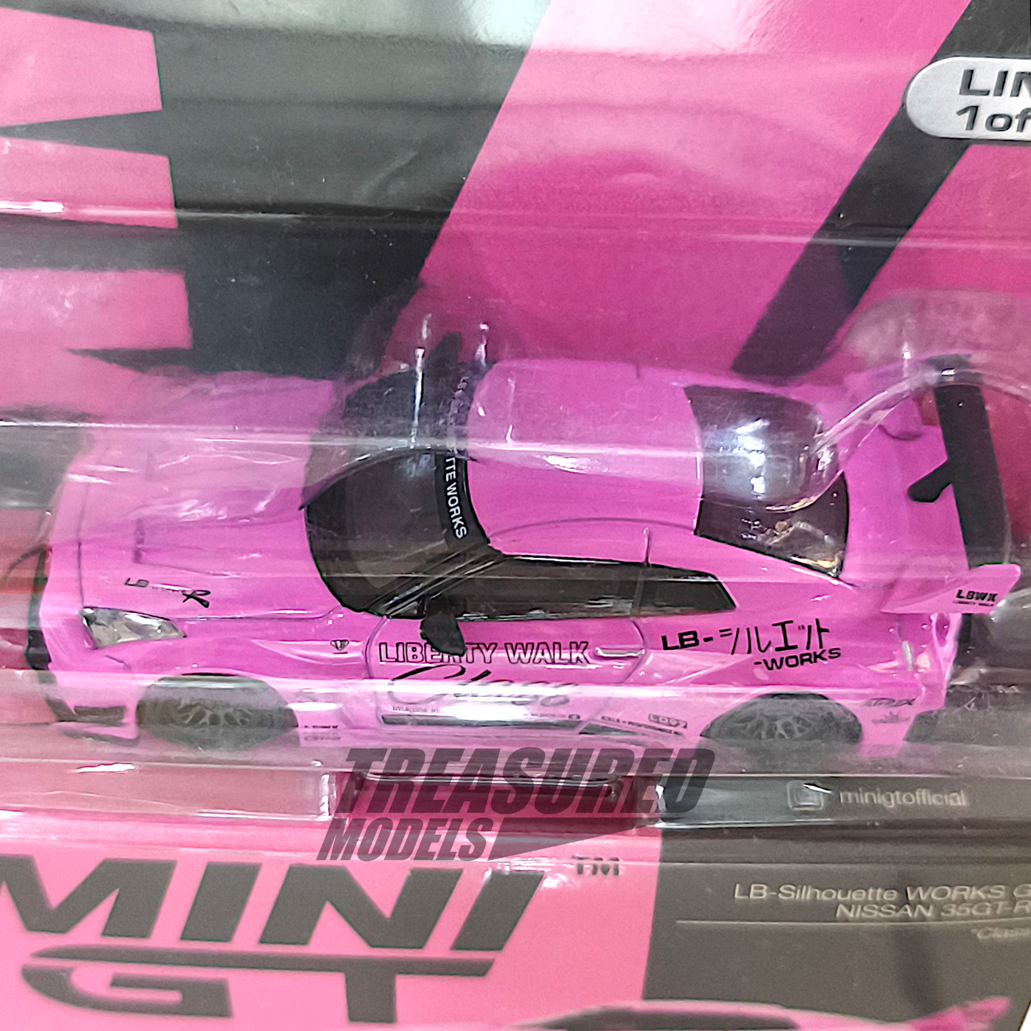 Mini GT LB-Silhouette WORKS GT NISSAN 35GT-RR Ver.1 LBWK Card Blister Packaging MGT00281 1/64 Diecast