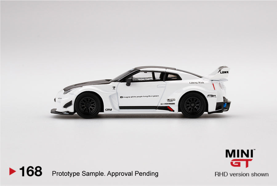 Mini GT LB-Silhouette WORKS GT NISSAN 35GT-RR Ver.1 White MGT00168 1/64 Die Cast