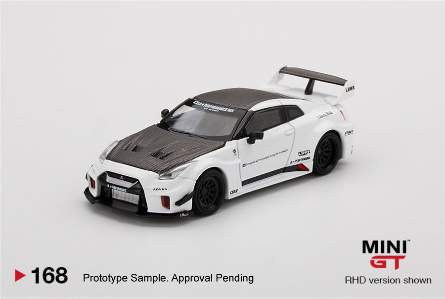 Mini GT LB-Silhouette WORKS GT NISSAN 35GT-RR Ver.1 White MGT00168 1/64 Die Cast