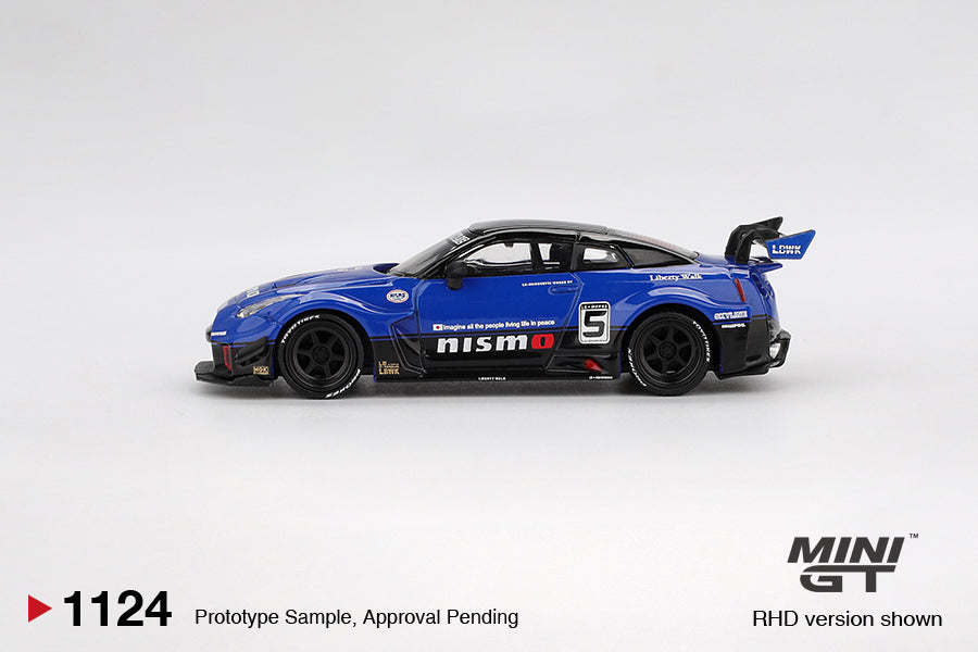 *Pre-Order* Mini GT LB-Silhouette WORKS GT NISSAN 35GT-RR Ver.2 Blue Blister Packaging MGT01124 1/64 Die Cast