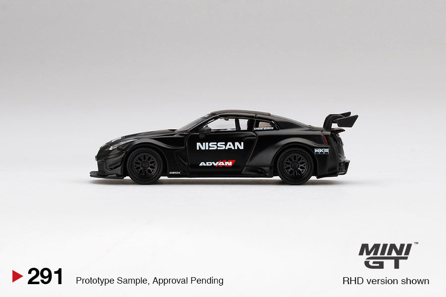 Mini GT LB-Silhouette WORKS GT NISSAN 35GT-RR Ver.2 Matt Black LBWK MGT00291 1/64 Die Cast