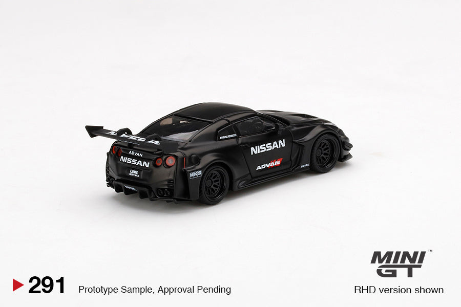 Mini GT LB-Silhouette WORKS GT NISSAN 35GT-RR Ver.2 Matt Black LBWK MGT00291 1/64 Die Cast