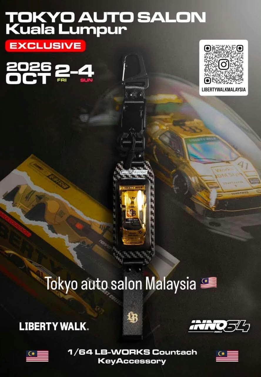 INNO64 LB Works Countach GOLD Chrome DSTANS TASMY 2026 1/64 Diecast