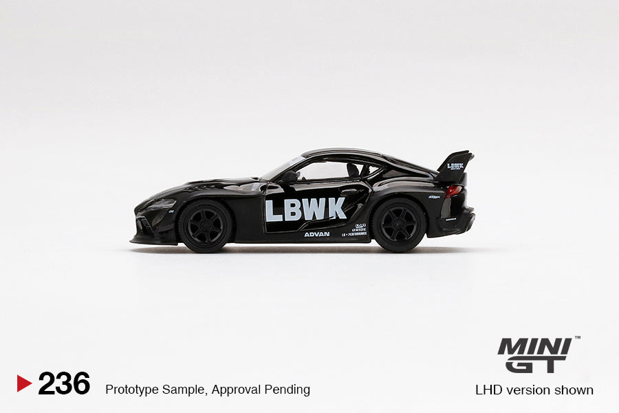 Mini GT LB★WORKS Toyota GR Supra Black MGT00236 1/64 Die Cast