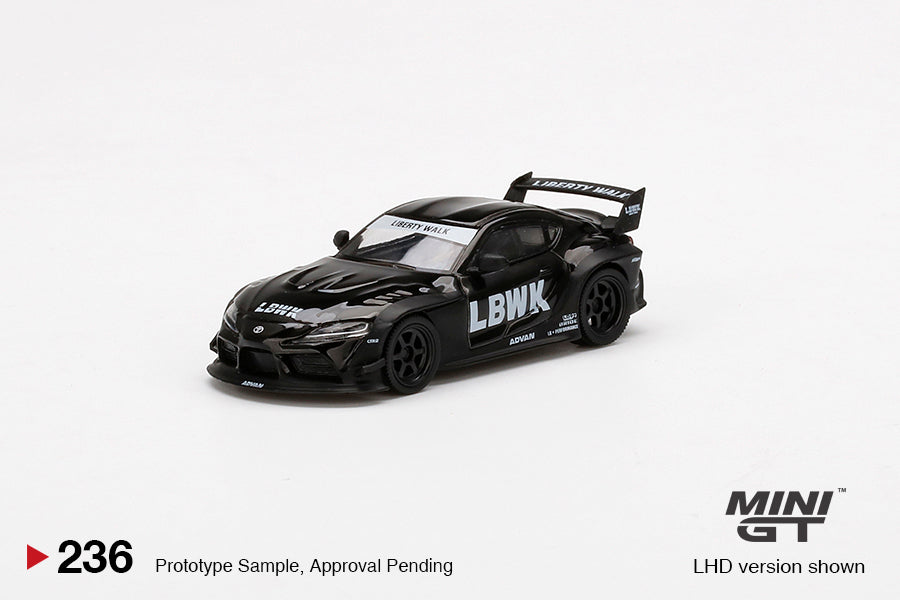 Mini GT LB★WORKS Toyota GR Supra Black MGT00236 1/64 Die Cast